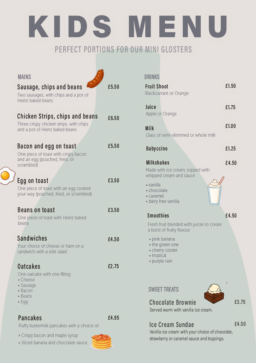 Kids Menu